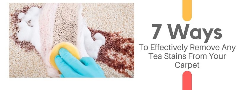 how to remove tea stains from carpet